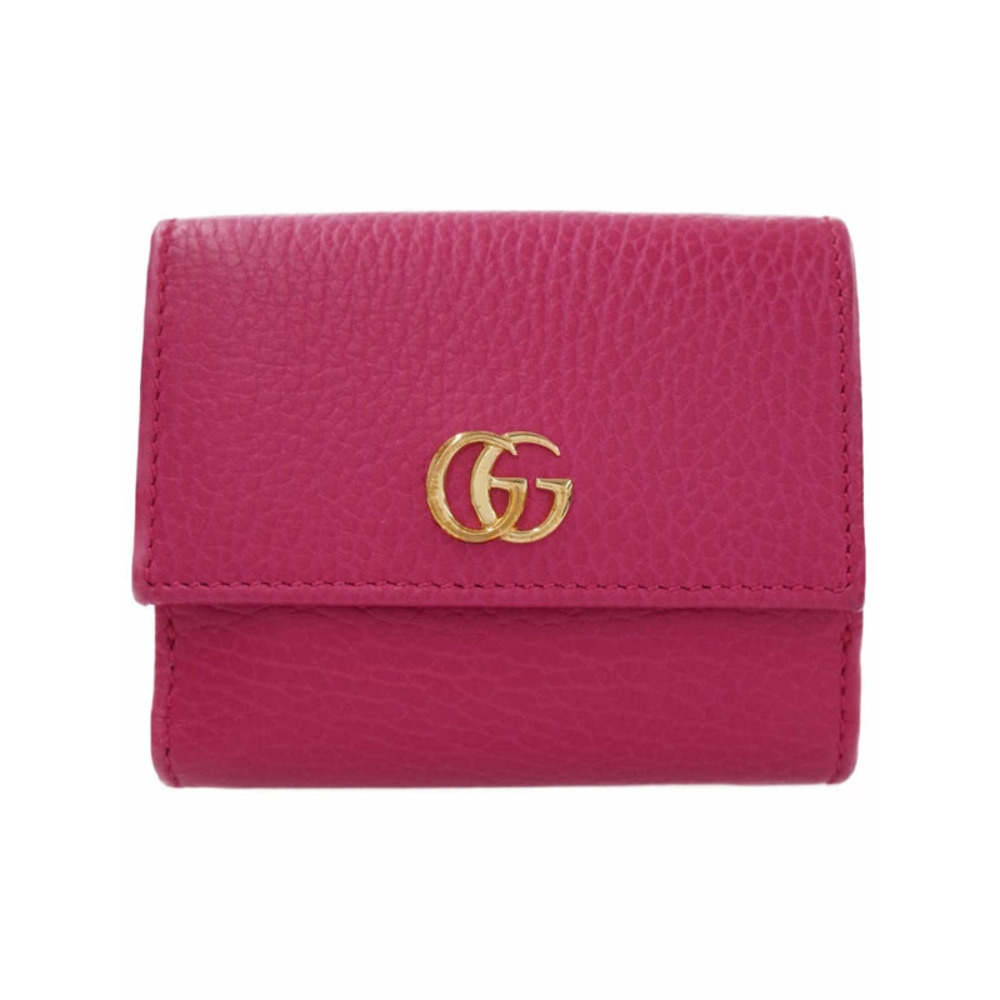 Gucci GG Marmont Double Snap Closure Short Wallet
